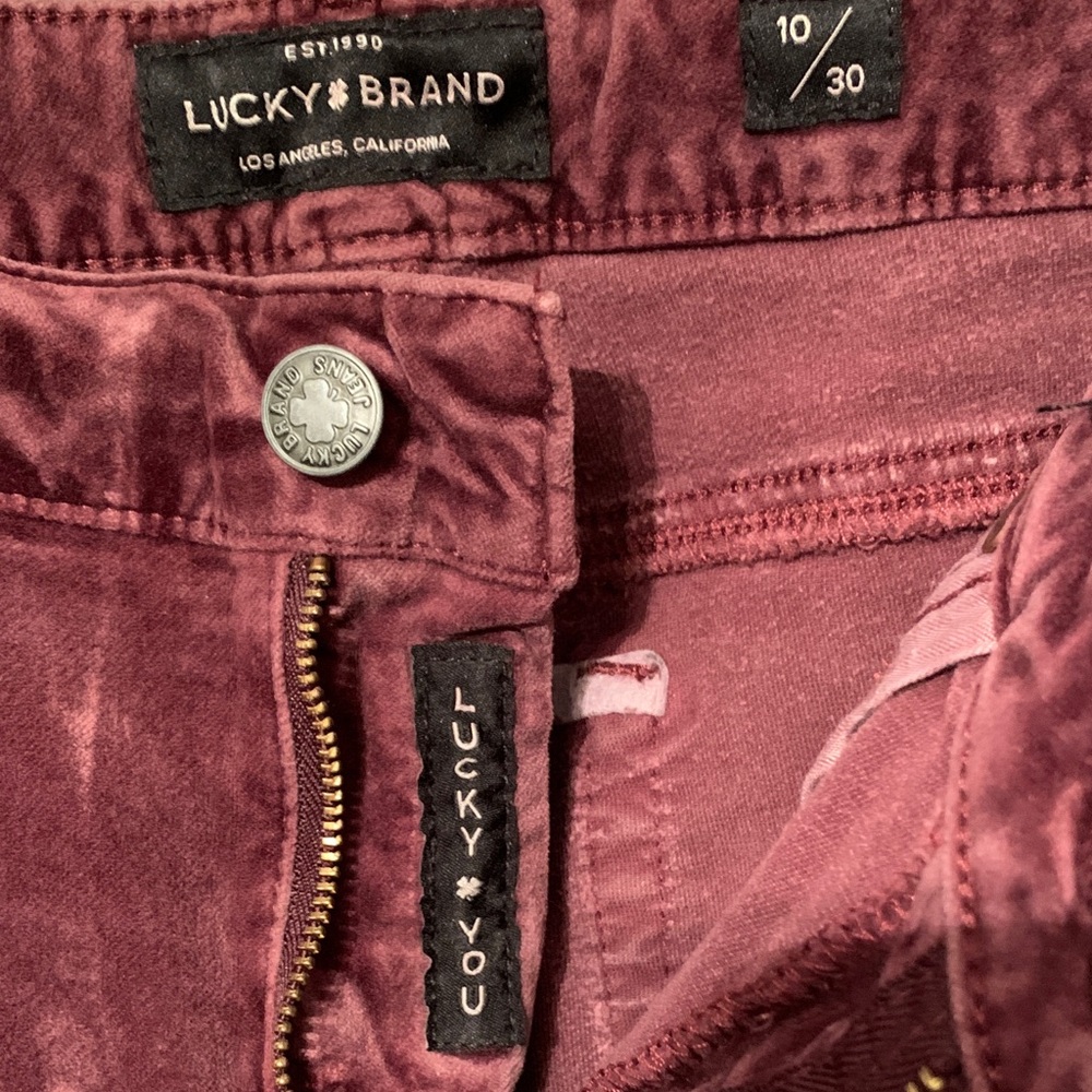 Lucky Brand Ava Super Skinny Velvet Jeans